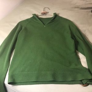 100% cashmere half-zip sweater (Henri Bendel)